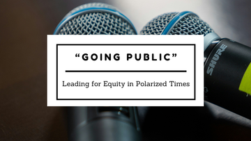 Going Public title over image of two handheld microphones