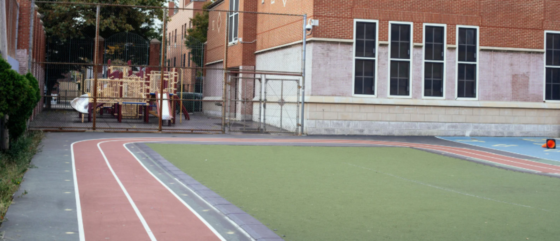 empty school yard
